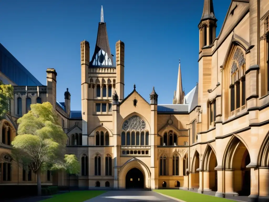 Arquitectura icónica de la Universidad de Melbourne Admisiones universitarias en Melbourne: Tradición y modernidad combinadas