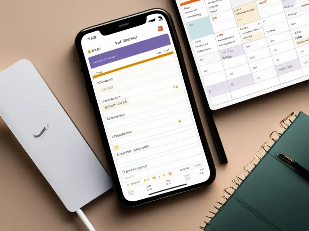 Organizador digital eficiente Apps de organización para estudiantes universitarios: agenda, tareas y notas