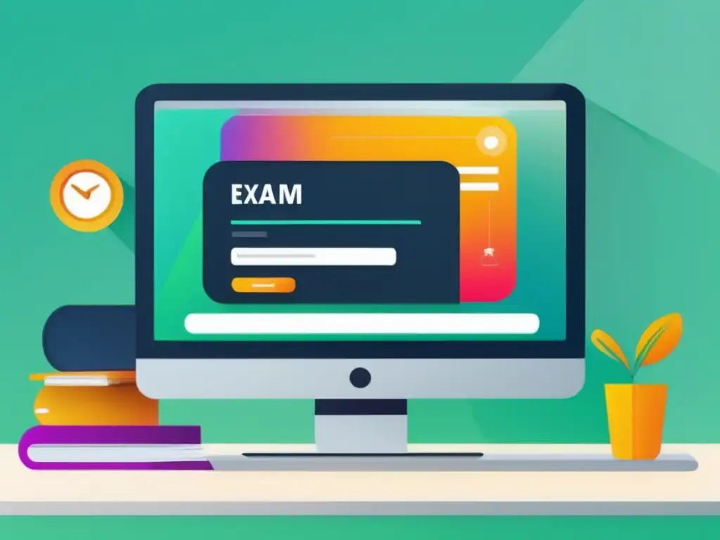Examen de admisión online intuitivo y profesional Beneficios examen admisión online: pantalla moderna y amigable con instrucciones claras, preguntas de opción múltiple y barra de progreso