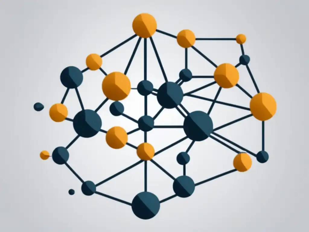 Poder de redes en admisiones universitarias Beneficios networking en admisiones universitarias+: red de nodos conectados, diseño minimalista, colores sofisticados