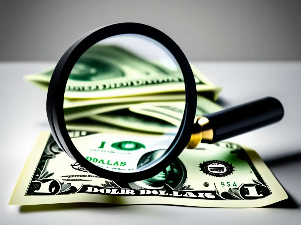 Búsqueda de becas ocultas Búsqueda de becas: magnifying glass, dollar bills, scholarships