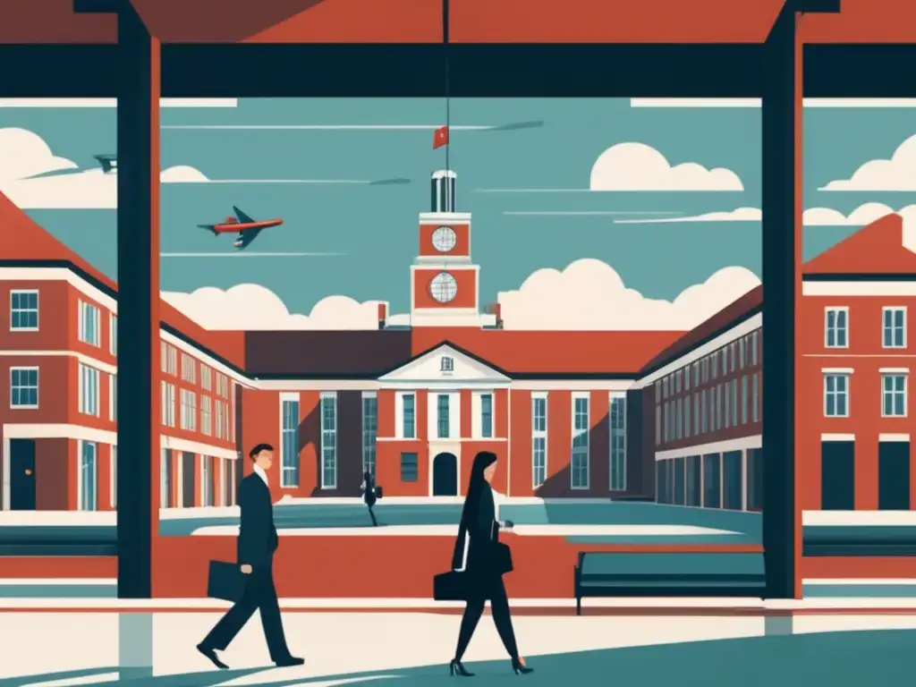 Contraste entre tradición y cambio en la universidad Cambios en admisiones universitarias por la Guerra Fría: tradición vs modernidad, estudiantes y arquitectura reflejan la transformación