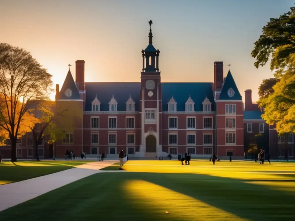 Universidad de Pennsylvania al atardecer Campus de la Universidad de Pennsylvania al atardecer - Sobornos en admisiones universitarias Ivy League