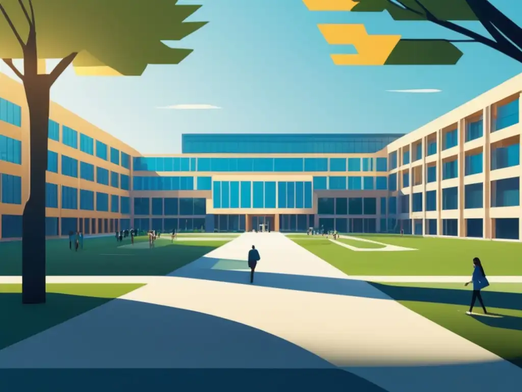 Campus universitario acogedor y moderno Campus universitario acogedor y asequible | Consejos de admisiones universitarias económicas