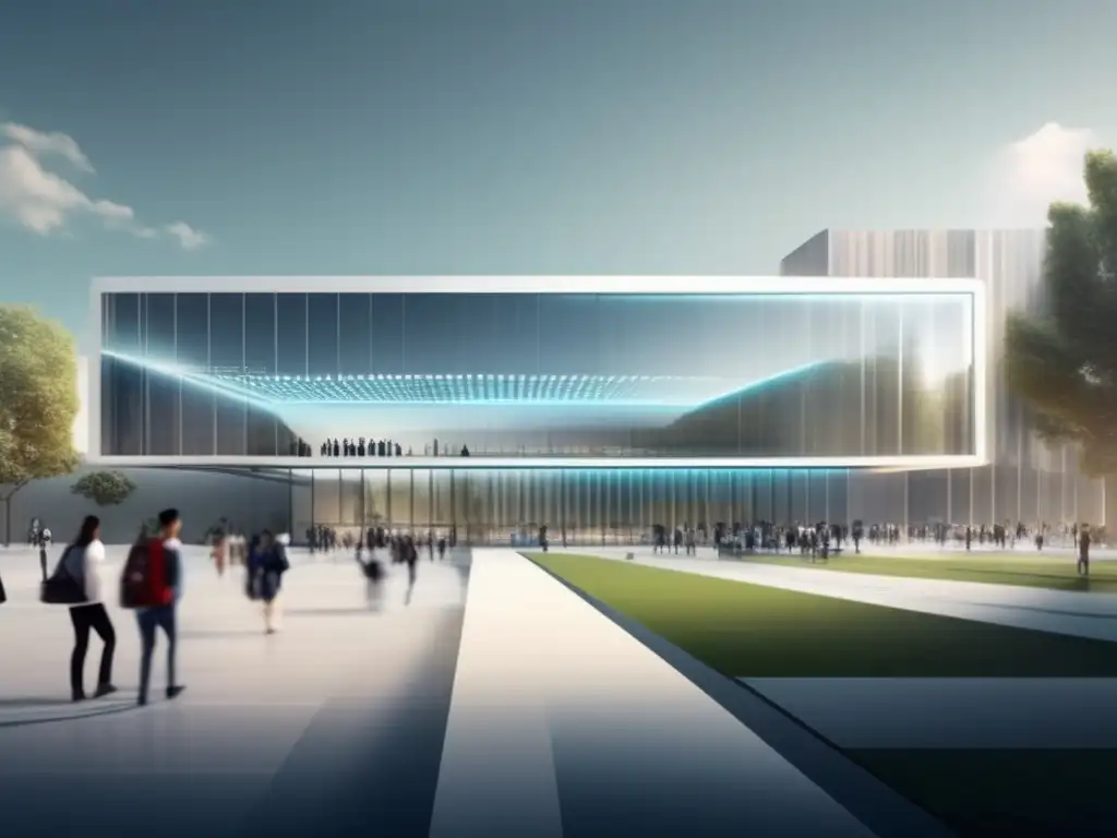 Campus universitario digitalizado Campus universitario digitalizado con tecnología holográfica y realidad virtual