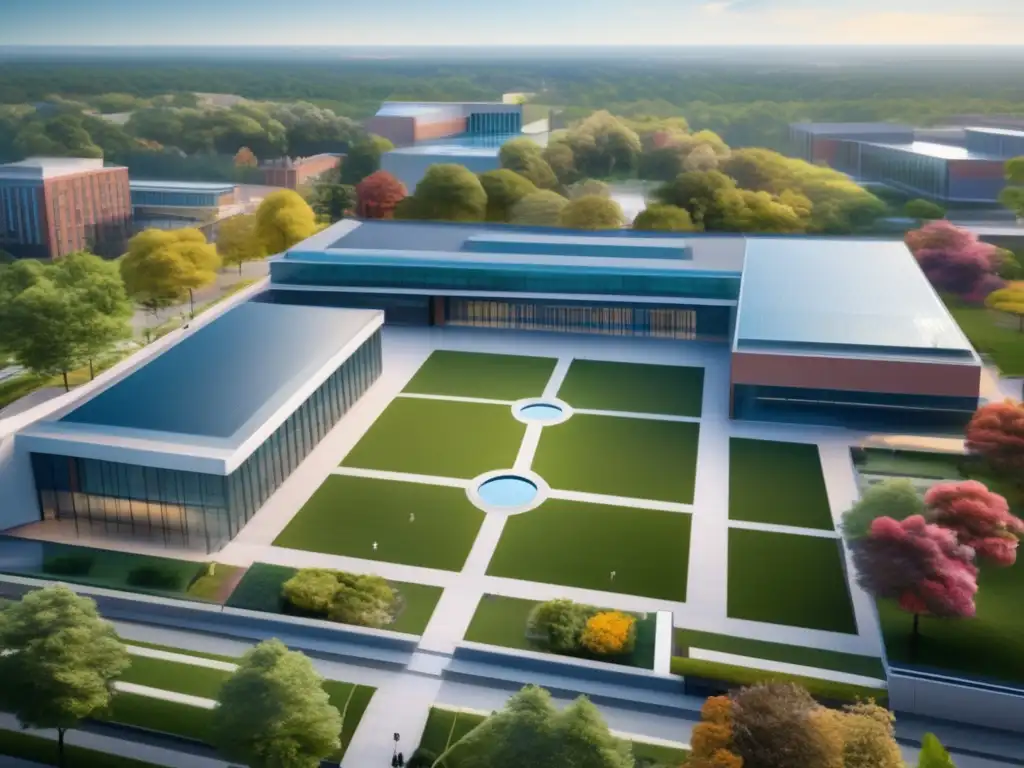 Universidad Johns Hopkins: campus moderno y minimalista Campus universitario minimalista de la Universidad Johns Hopkins - Guía admisiones universidad Johns Hopkins