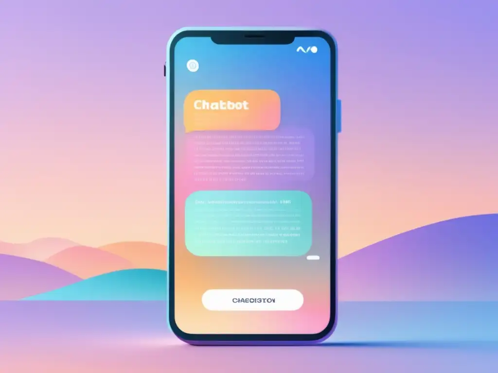 Interfaz de chatbot moderna y elegante Chatbot universitario: interfaz ultradetallada 8K, minimalista y amigable
