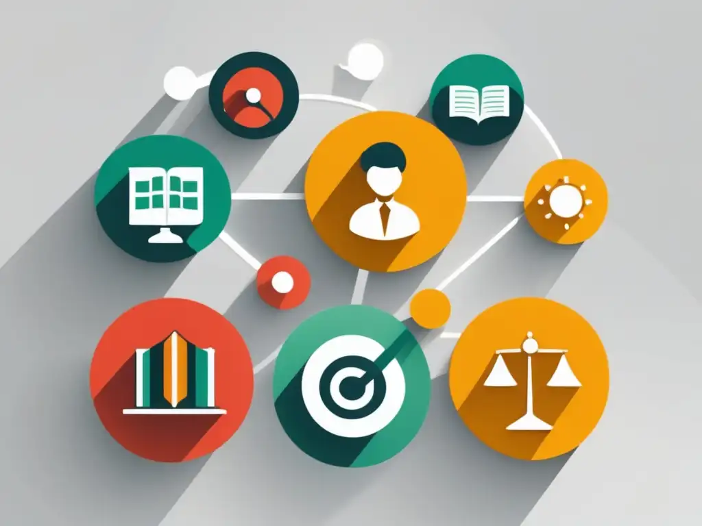 Proceso de admisión universitaria - Guía completa proceso admisiones universitarias, imagen moderna y minimalista con iconos conectados que representan cada etapa