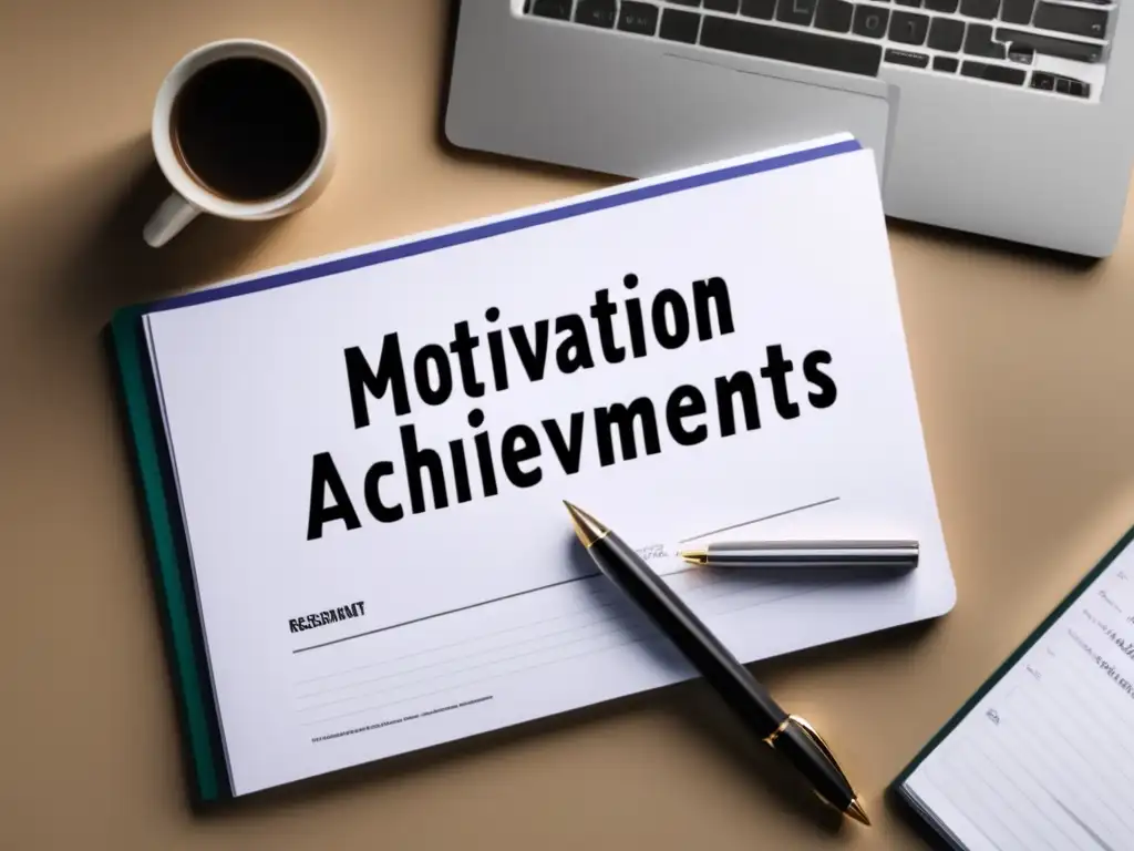 Escritorio organizado para carta de motivación Consejos para redactar una carta de motivación persuasiva