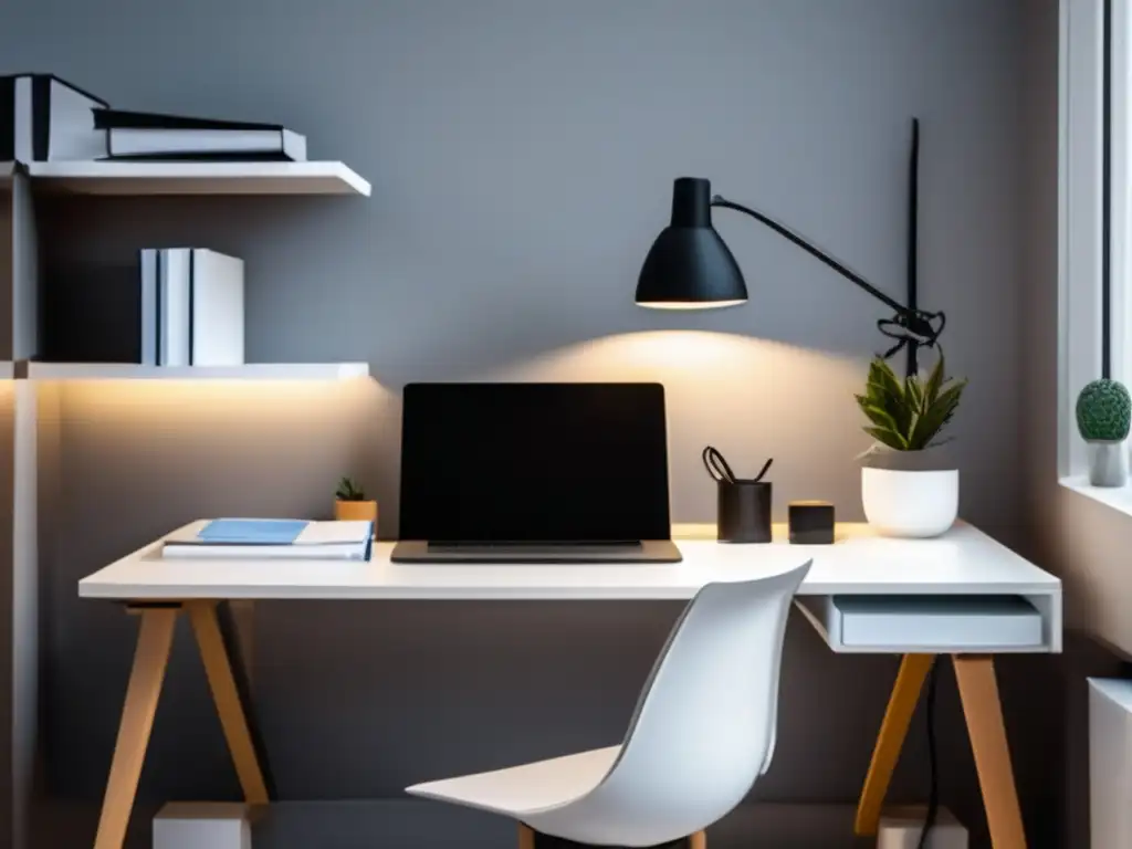 Espacio de estudio organizado y moderno Cronograma de estudio para exámenes de admisión en un espacio de trabajo moderno y organizado