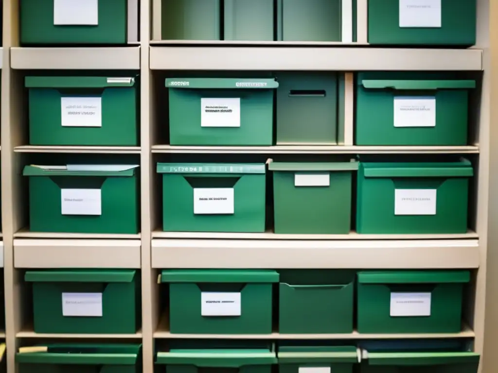 Archivo organizado y etiquetado para un CV Organización del currículum universitario en imagen de archivo ordenado y etiquetado, transmitiendo orden y eficiencia