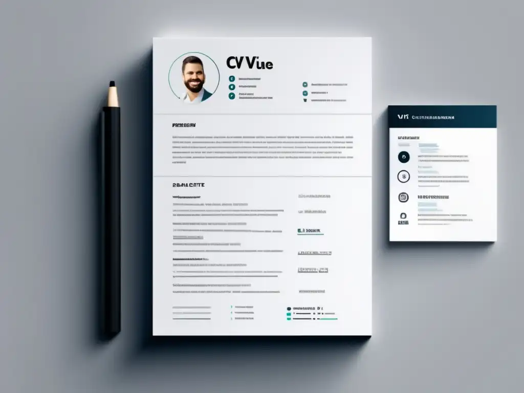 CV moderno y detallado Currículums personalizados para admisiones universitarias con diseño moderno y detalle ultradetallado