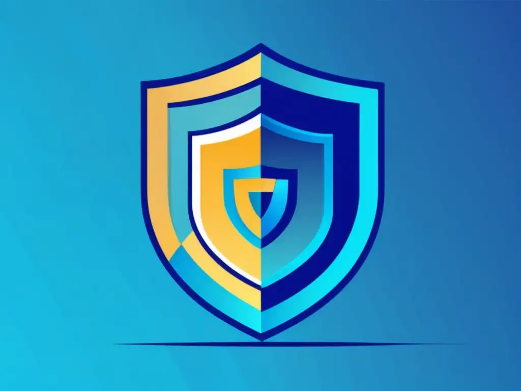 Protección de datos en universidades Protección datos personales en universidades: ilustración minimalista moderna con escudo, cerradura y engranajes