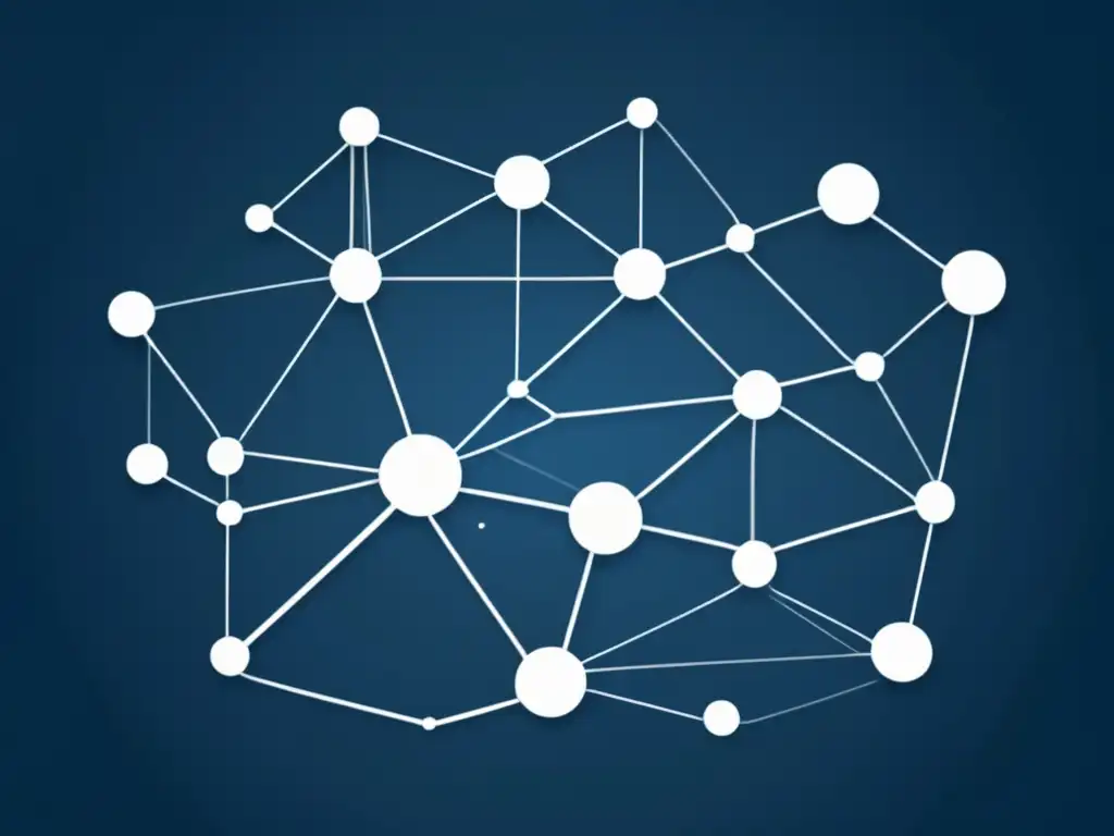 Conexiones futuristas de networking Diseño minimalista de redes y conexiones