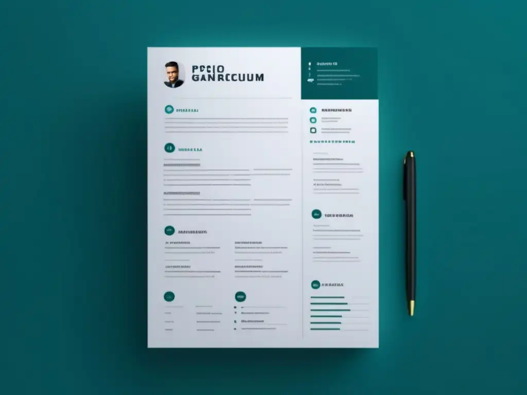 Currículum moderno y llamativo Diseño moderno y profesional de currículum ganador con estrategias innovadoras