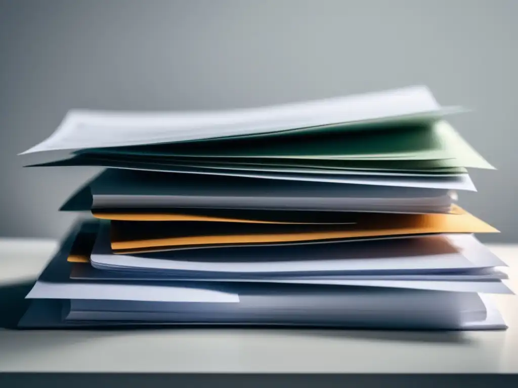 Documentos ordenados en escritorio blanco Documentos organizados para cancelación de deuda préstamo estudiantil