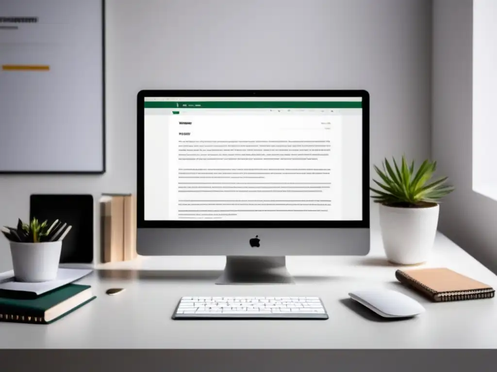 Escritorio minimalista para preparación de exámenes Eficaz preparación de exámenes de humanidades