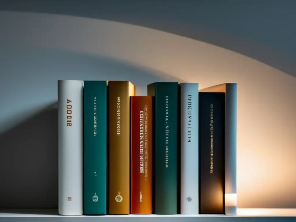 Estante de libros organizados Gestión eficiente de fuentes y citas en un estante de libros organizados