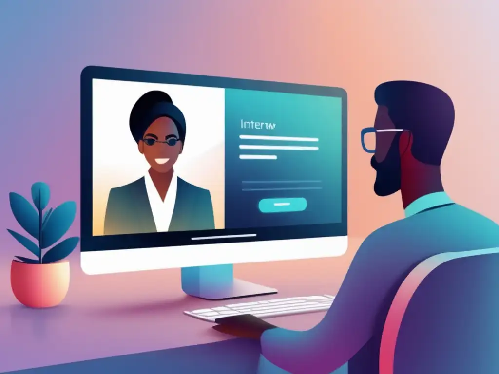 Entrevista virtual profesional Entrevistas virtuales exitosas en MOOCs, ambiente moderno y profesional