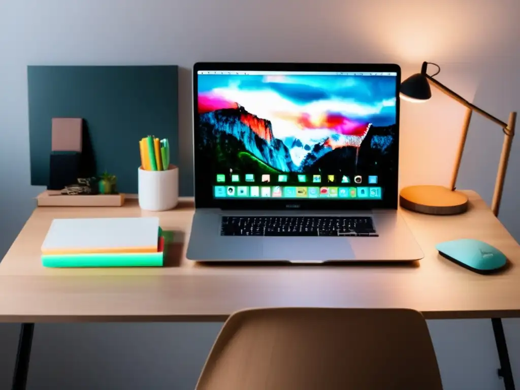 Espacio de trabajo minimalista y organizado Escritorio minimalista para estudio: Estrategias de estudio para materias difíciles