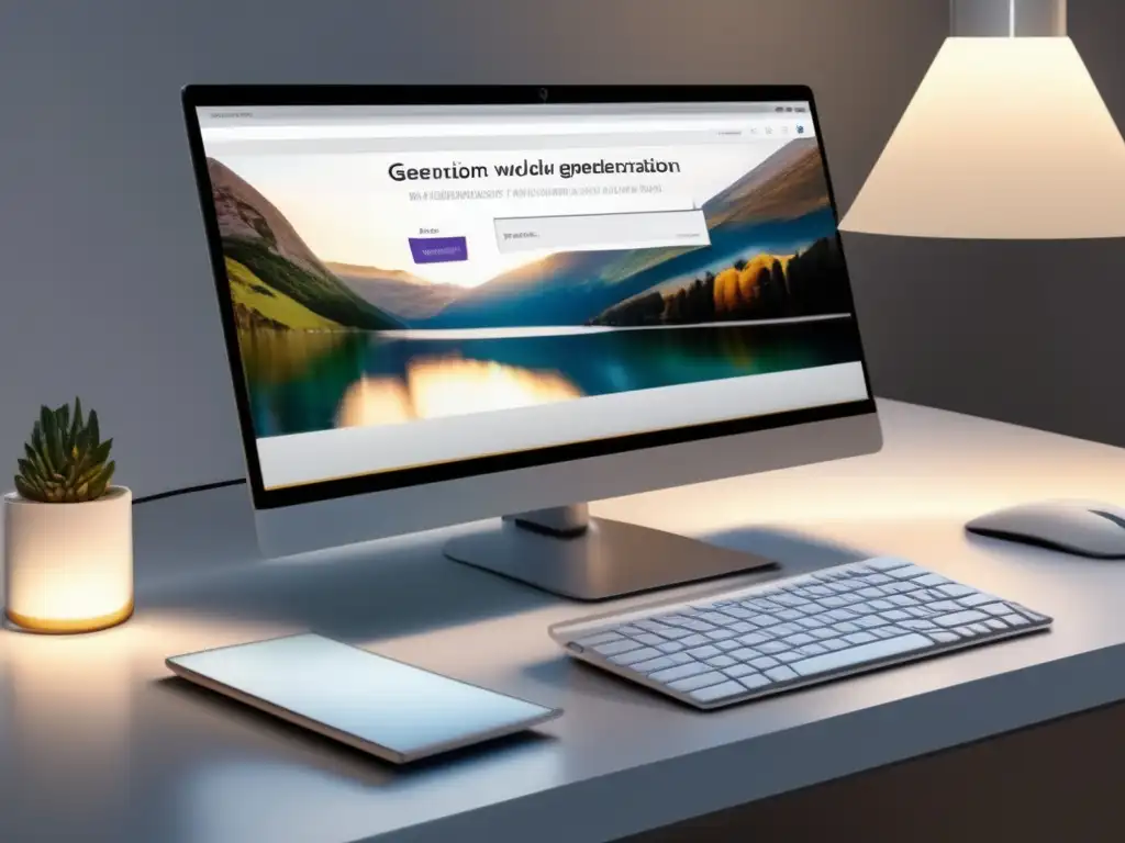 Escritorio moderno con laptop, cuaderno y smartphone Escritorio minimalista para perfeccionar perfil admisiones universitarias