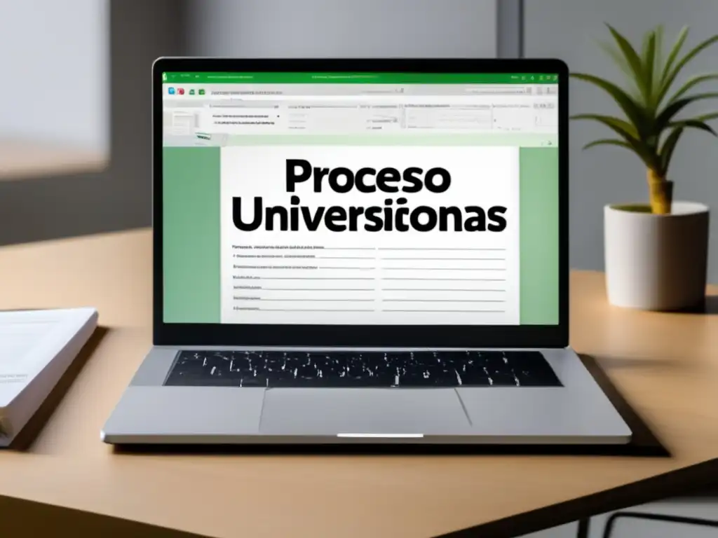 Escritorio moderno y minimalista con laptop, notebook y documentos Escritorio moderno con laptop, documentos y calendario