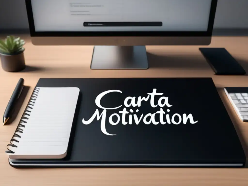 Escritorio moderno con elementos de motivación Escritorio moderno con motivación persuasiva
