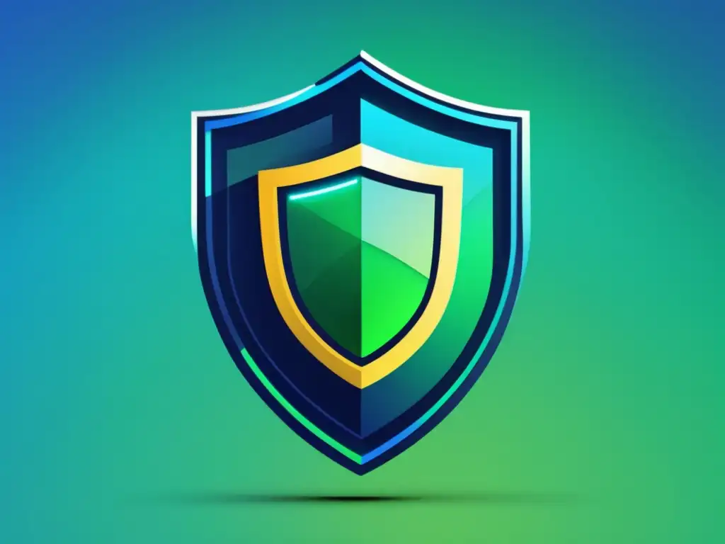 Protección estudiantil en la era digital Escudo digital protegiendo información estudiantil con seguridad y tecnología avanzada