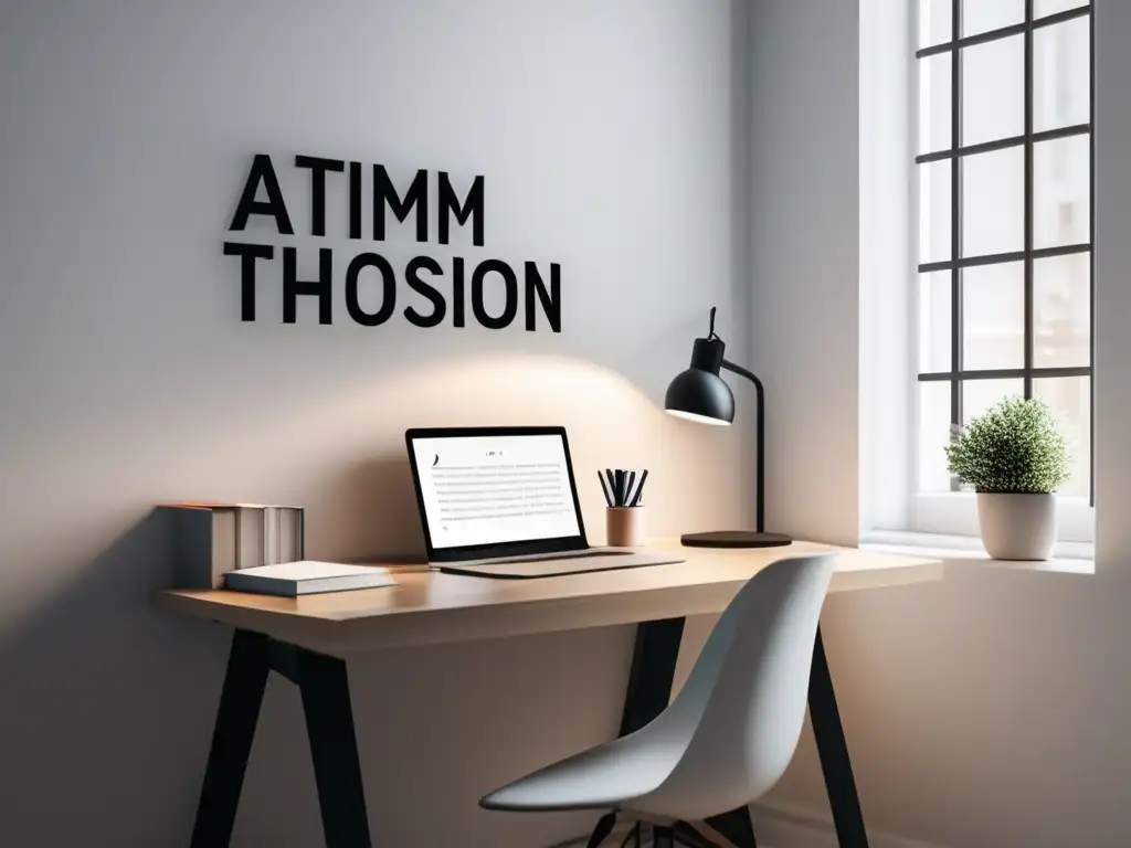 Un espacio de estudio minimalista y organizado Espacio de estudio minimalista y organizado - Métodos infalibles para preparación de exámenes universitarios