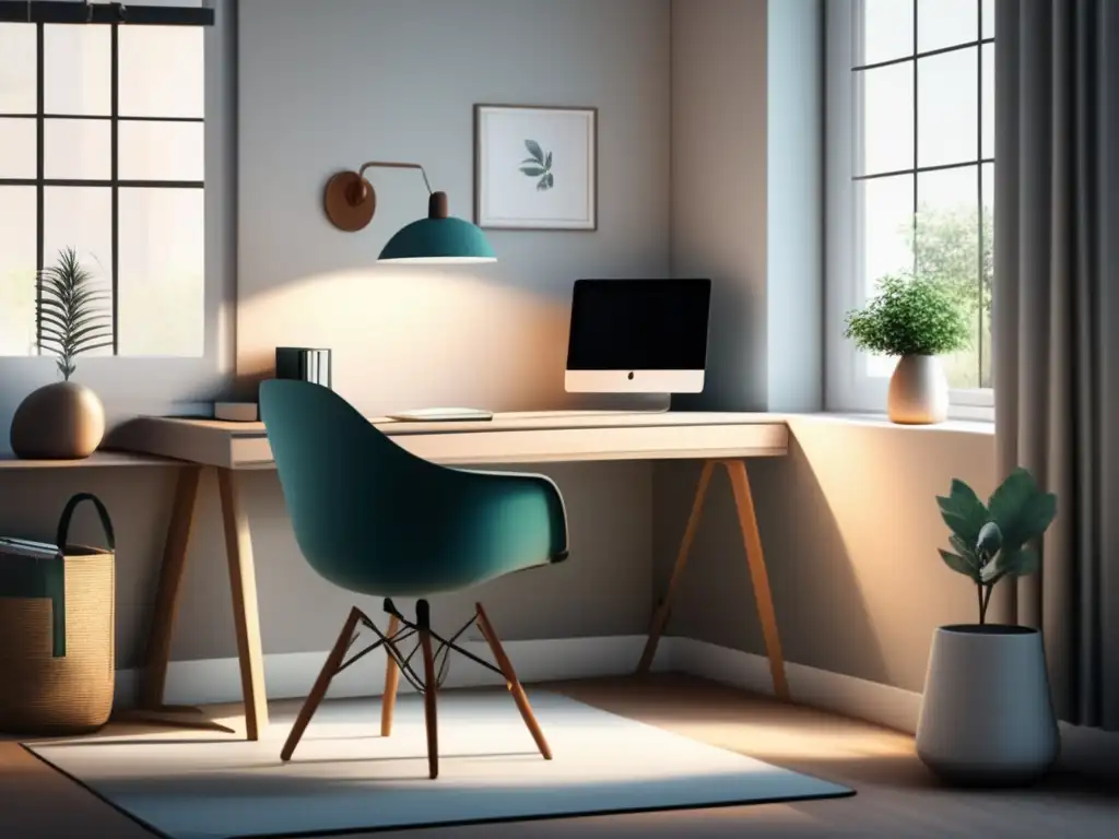 Espacio de estudio minimalista y organizado Espacio de estudio ordenado y tranquilo: Consejos para rituales preexamen