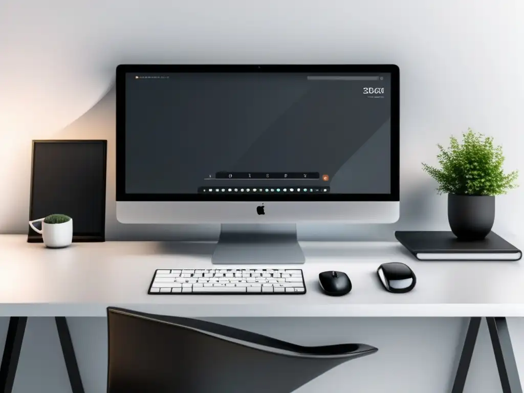 Espacio de trabajo minimalista y moderno Espacio de trabajo minimalista y moderno - Consejos para equilibrar trabajo y estudio con préstamo estudiantil