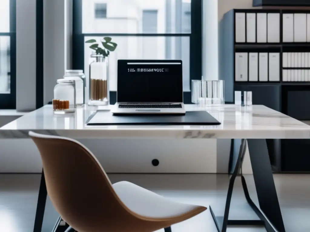 Espacio de trabajo minimalista y moderno Espacio de trabajo moderno con minimalismo, consejos para ferias de postgrado