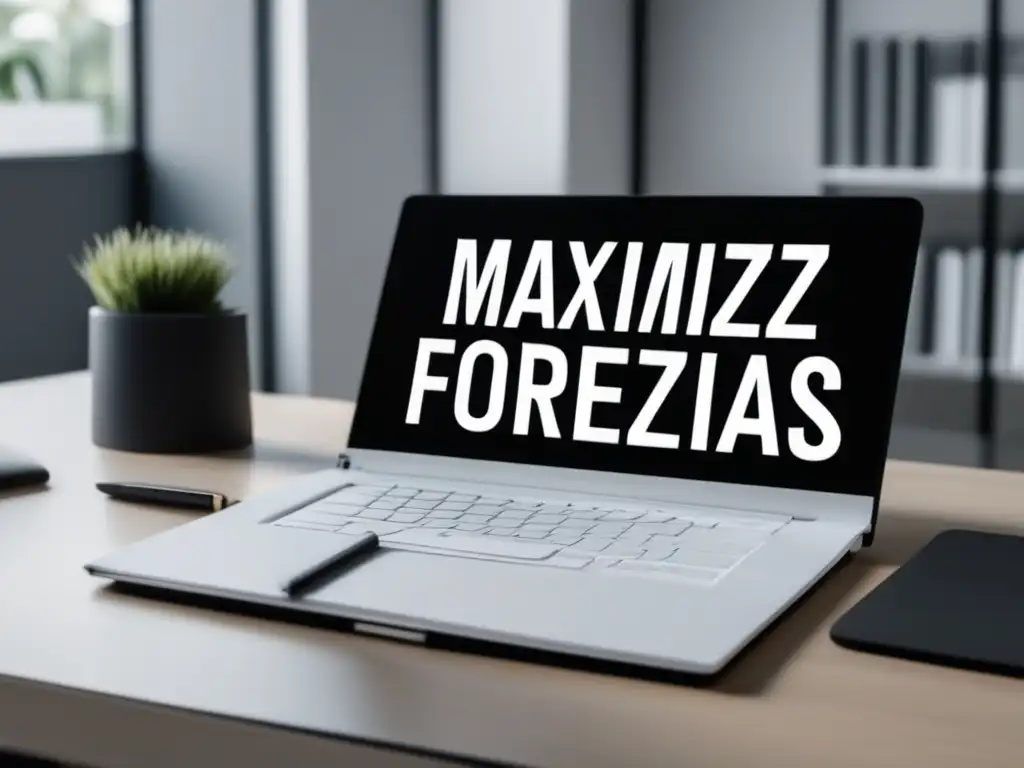 Espacio de trabajo minimalista y motivador Espacio de trabajo moderno y minimalista: Mejora habilidades resaltando fortalezas