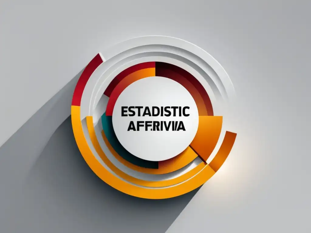 Gráfica estadísticas Acción Afirmativa en Universidades Estadísticas Acción Afirmativa en Universidades: Imagen 8k minimalista con gráfico de pastel y símbolos numéricos
