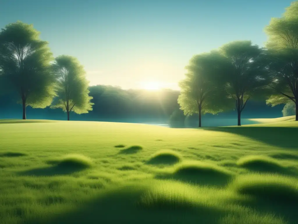 Escena serena y tranquila en la naturaleza Estrategias de afrontamiento para el estrés preuniversitario: imagen de la naturaleza serena y tranquila