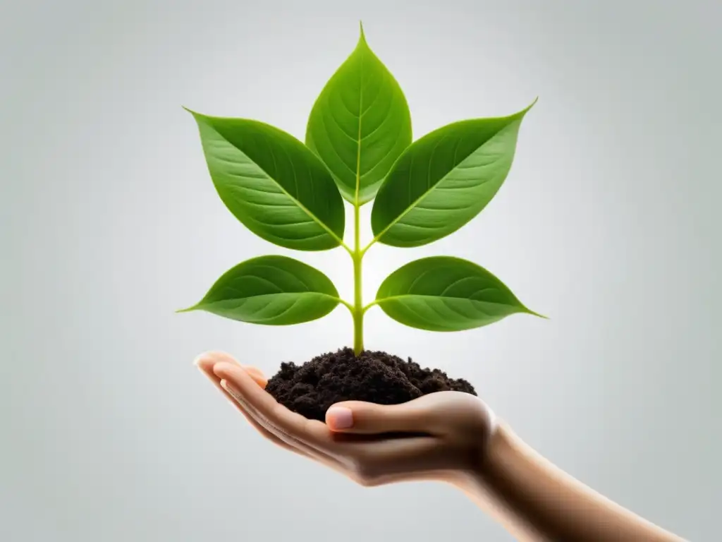 Planta verde simétrica para estrategias efectivas de exámenes Estrategias efectivas para exámenes universitarios: imagen de planta verde simétrica, reflejo de organización, calma y vitalidad