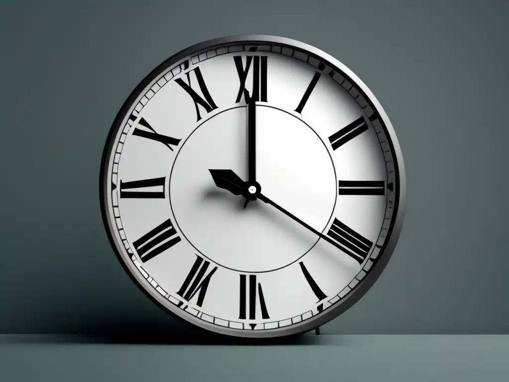 Reloj de exámenes con secciones para leer, escuchar, escribir y hablar Estrategias TOEFL e IELTS para admisiones universitarias en una imagen de reloj minimalista y detallada