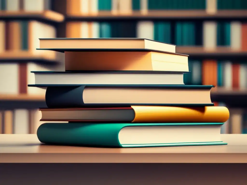 Libros para exámenes universitarios Estrategias repaso final exámenes universitarios con libros ordenados en un escritorio organizado y moderno