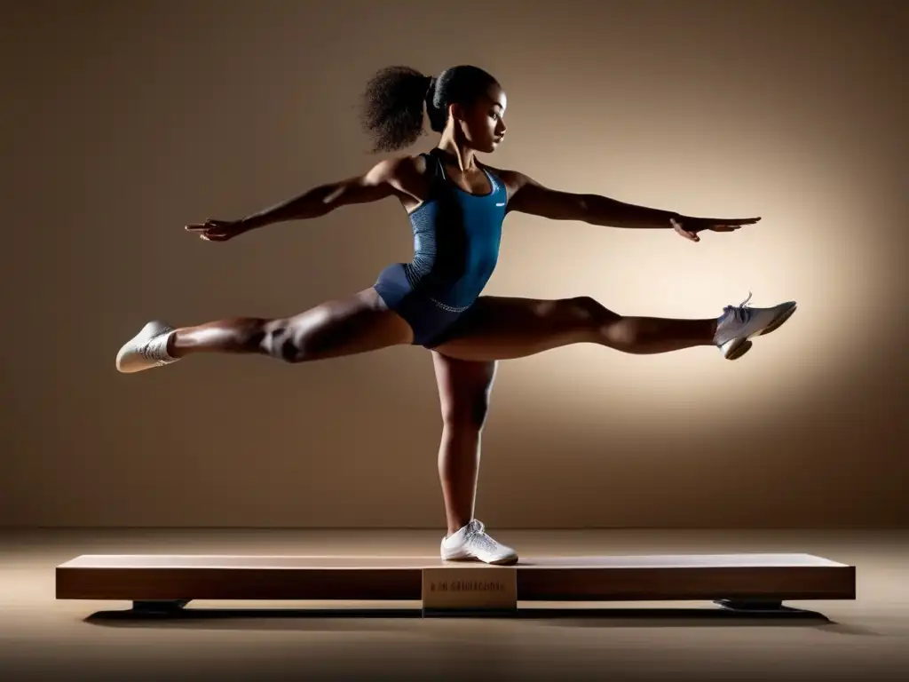 Atleta equilibrado: deporte y academia Estudiante atleta en equilibrio, símbolo de dedicación y disciplina en deportes y estudios