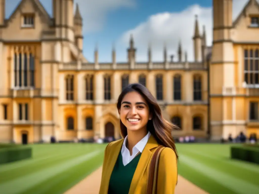 María, orgullosa estudiante española en Oxford María, estudiante española en la Universidad de Oxford - Consejos para obtener becas universidades europeas