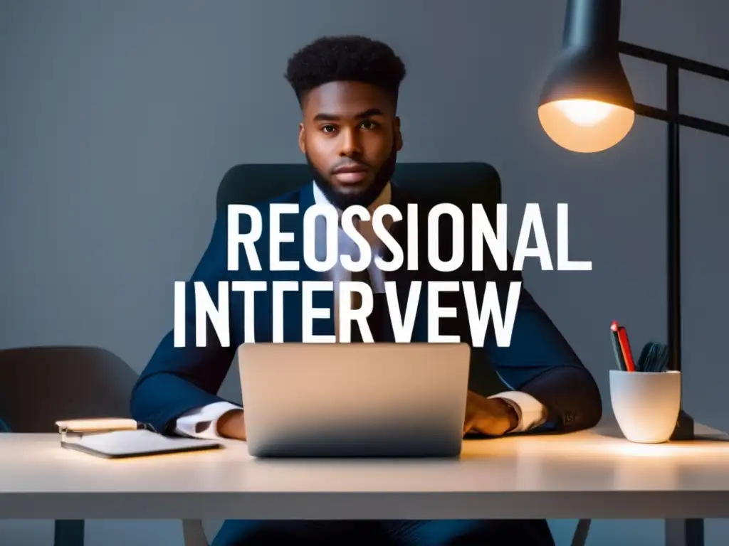 Estudiante listo para entrevista Estudiante listo para entrevista con experiencias extracurriculares