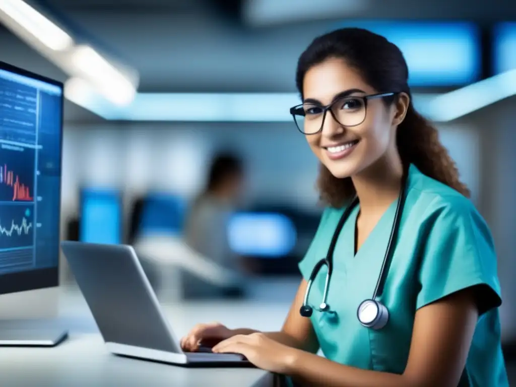Estudiantes de medicina e ingeniería en acción Estudiante medicina y aspirante ingeniería en entornos laborales - Técnicas optimización portafolios universitarios