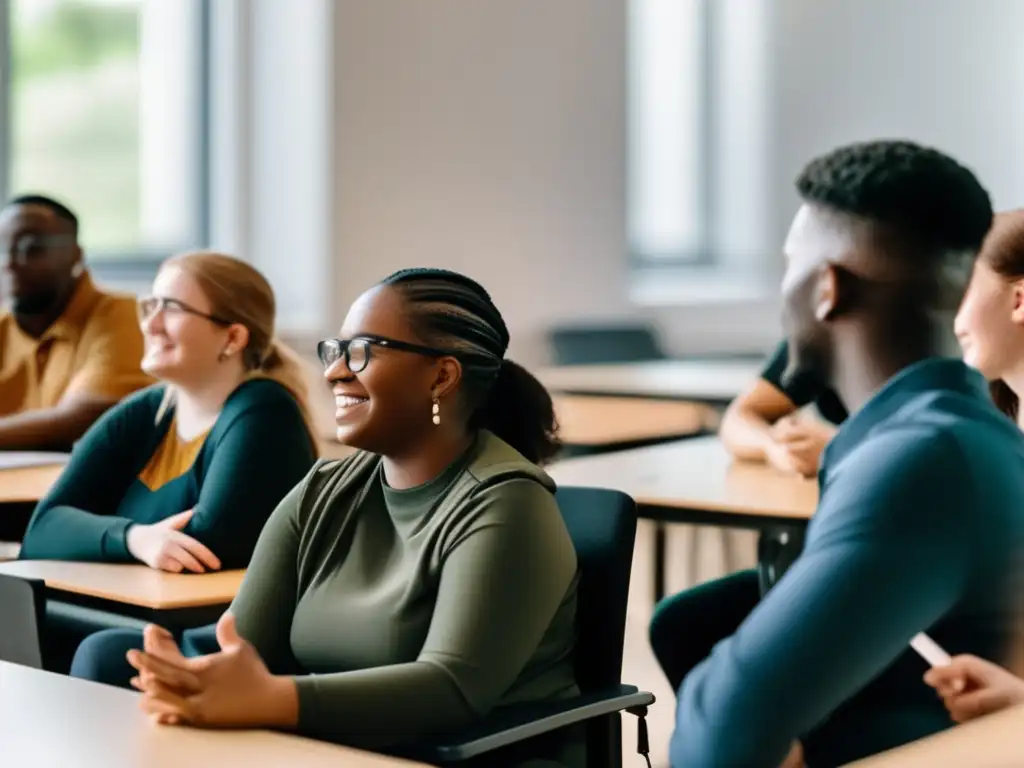 Estudiantes con discapacidades en aula inclusiva Estudiantes con discapacidad en aula universitaria inclusiva