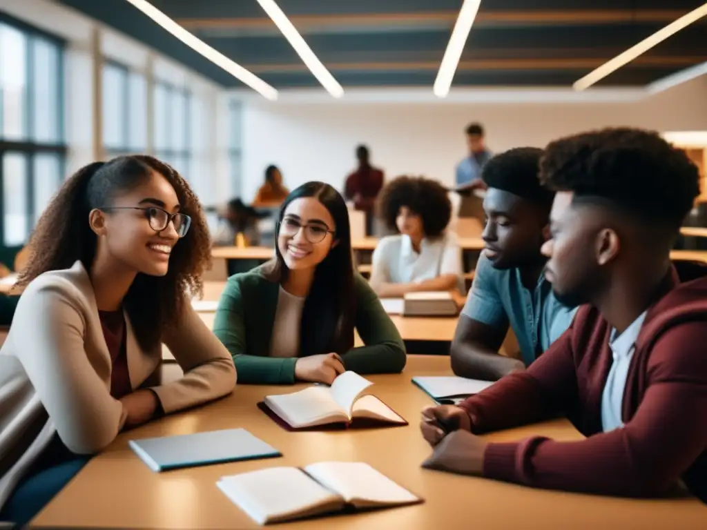 Estudiantes diversos en ambiente universitario Estudiantes diversos en un ambiente universitario: Guía completa admisiones universitarias seguras
