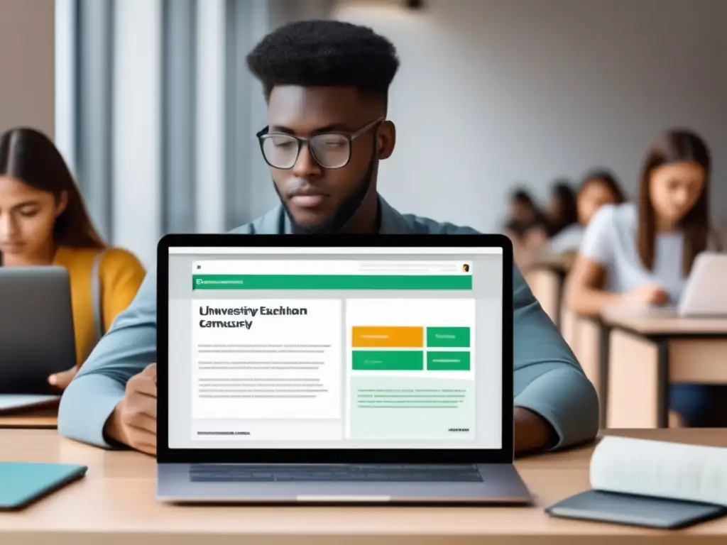 Estudio comparativo: recursos online vs tradicionales Comparación de estudiantes estudiando para examen de ingreso universitario: uno usa recursos online, otro no