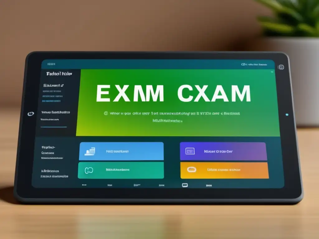 Tablet de examen digital de alta resolución Examen digital: Éxito en admisión - Casos de éxito exámenes admisión digitales