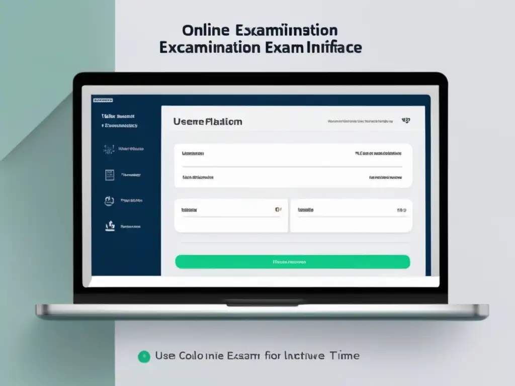 Interfaz de examen en línea moderna y eficiente Examen en línea: Admisiones universitarias eficientes y rápidas