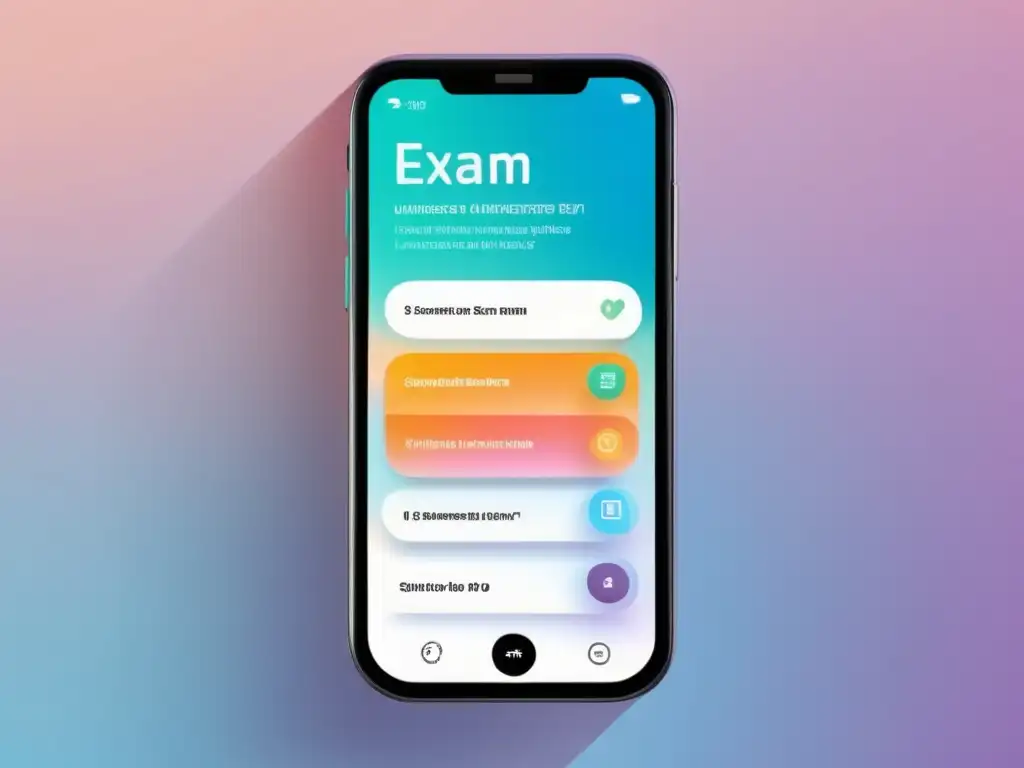 Smartphone con examen universitario Examen universitario en smartphone - Cambios en los exámenes universitarios por smartphones