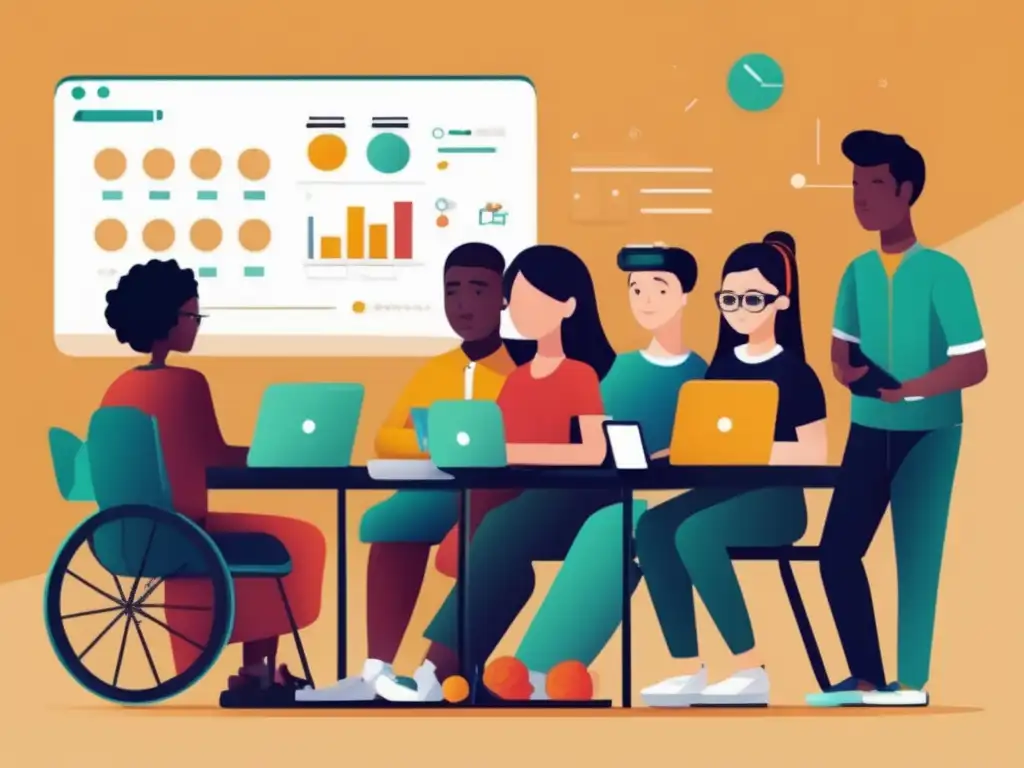 Examen digital inclusivo para estudiantes con discapacidades Exámenes digitales inclusivos estudiantes discapacidad