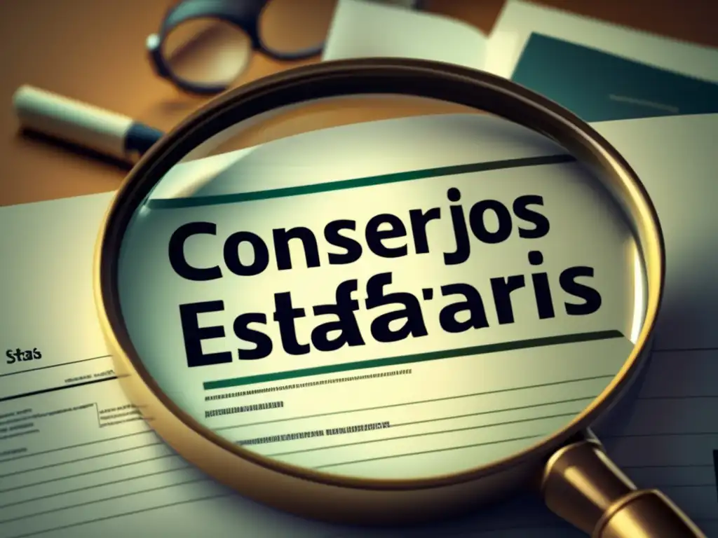 Estafas en becas universitarias: Consejos y precauciones Magnifying glass examining